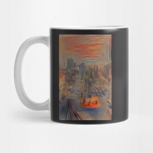 A Cityscape of Homs - Munch منظر مدينة حمص Mug